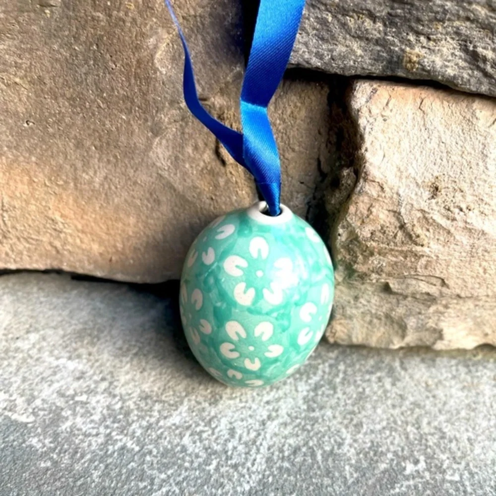 Polish Pottery-Terrain-Ceramic Easter Egg XS